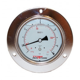 Ø100 pressure gauge with...